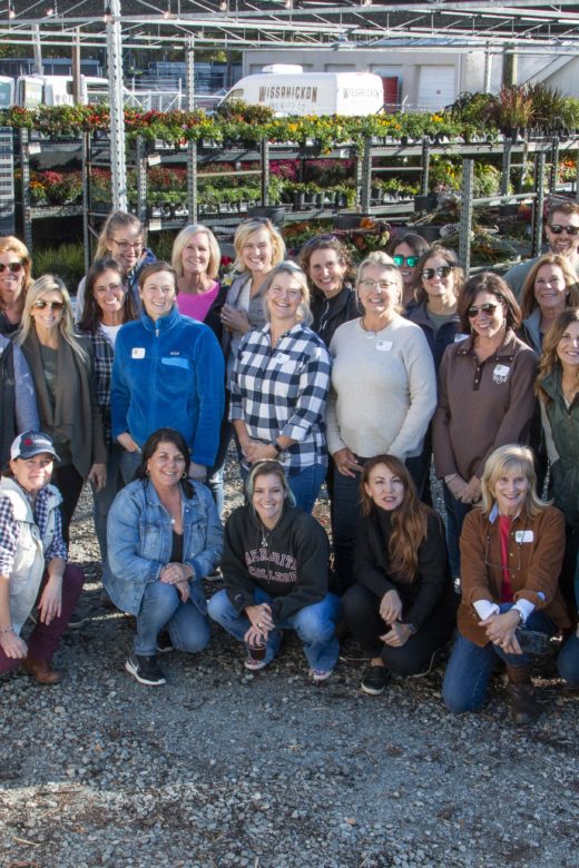 Group outside at a Garden Center while gathered in Philadelphia